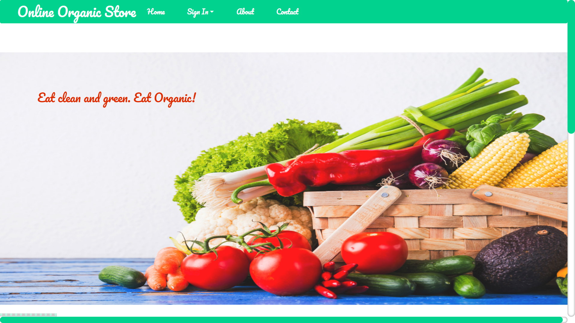 Online Organic Marketplace